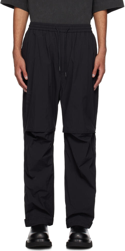 Juun.J Black Paneled Track Pants Cover