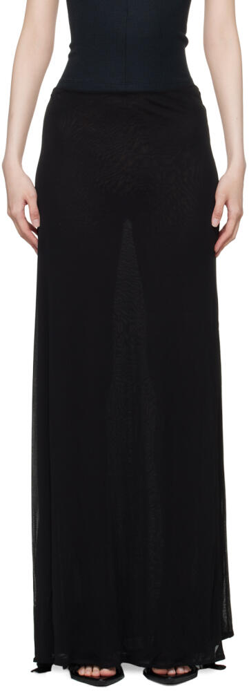 Ann Demeulemeester Black Tana Maxi Skirt Cover