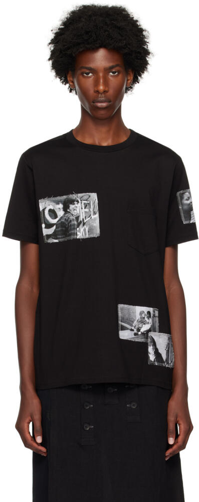 TAKAHIROMIYASHITA TheSoloist. Black Photo Patch T-Shirt Cover