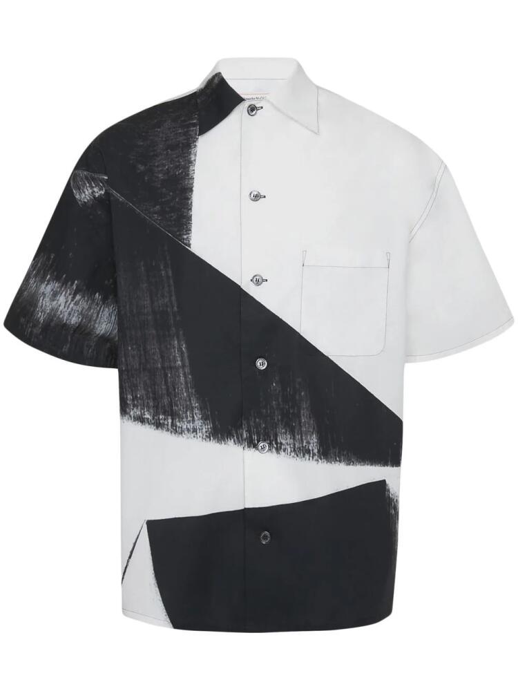 Alexander McQueen colourblock shirt - Black Cover