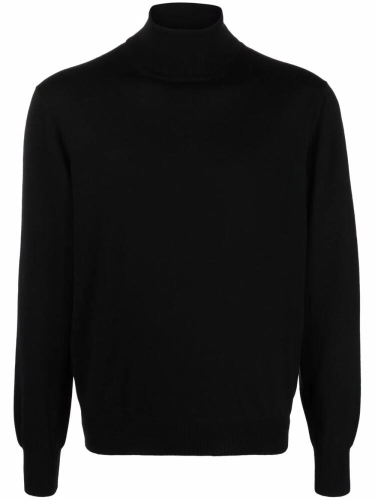 D4.0 roll neck knitted jumper - Black Cover