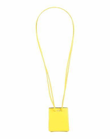 Medea Woman Shoulder bag Yellow Soft Leather Cover