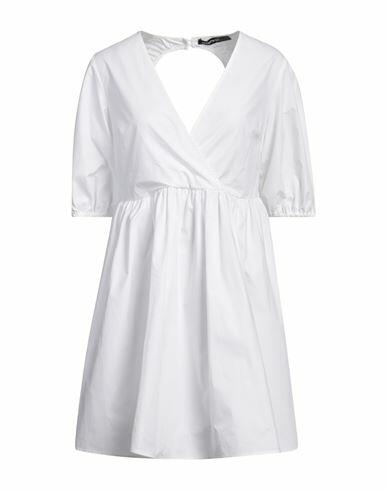 Department 5 Woman Mini dress White Cotton Cover