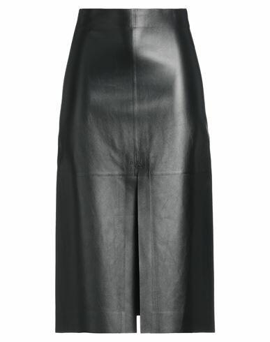 Chloé Woman Midi skirt Black Lambskin Cover