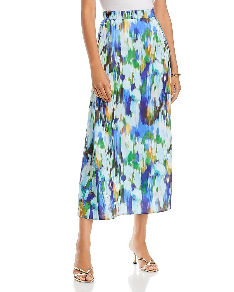 Misook Printed Maxi Skirt Cover