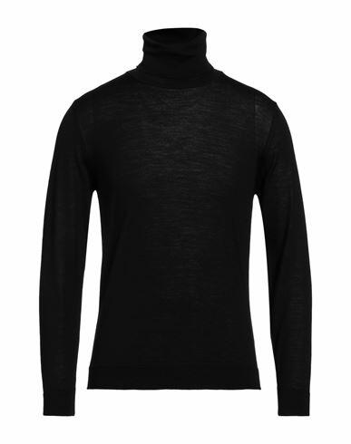 Bellwood Man Turtleneck Black Virgin Wool Cover