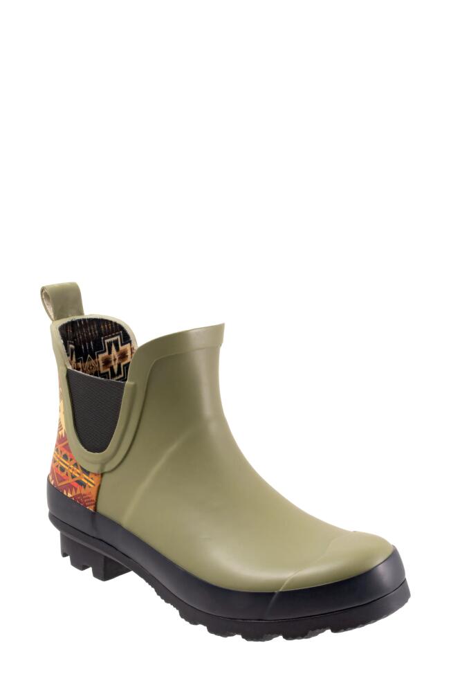 Pendleton Journey West Waterproof Chelsea Boot in Moss Multi Cover