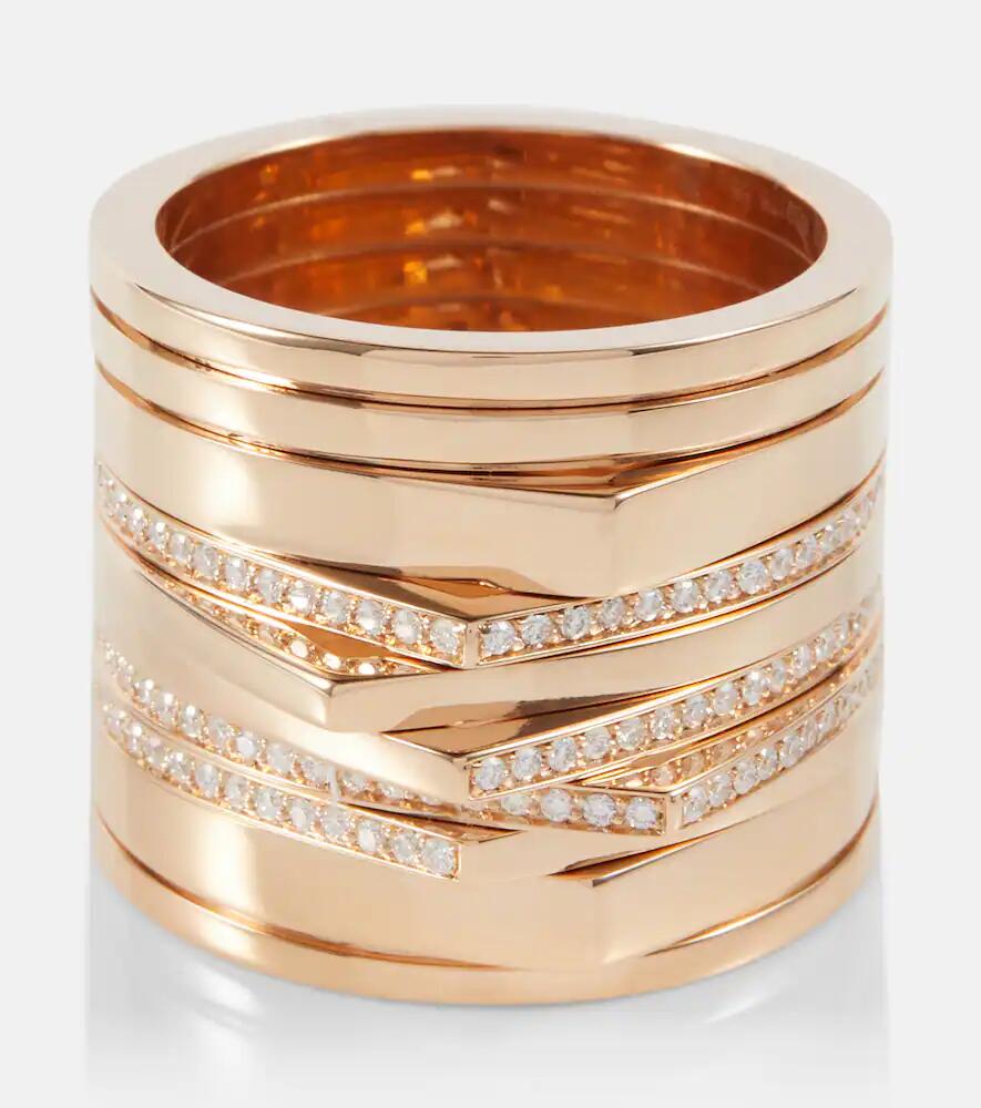 Repossi Antifer 18kt rose gold ring with diamonds Cover