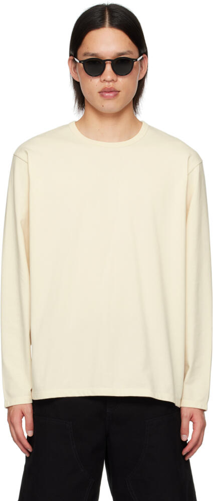 nanamica Beige COOLMAX Long Sleeve T-Shirt Cover