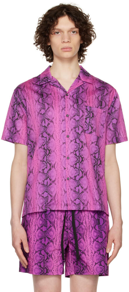 Double Rainbouu Pink Printed Shirt Cover