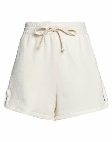 Halfboy Woman Shorts & Bermuda Shorts Cream Cotton, Polyamide, Cashmere Cover