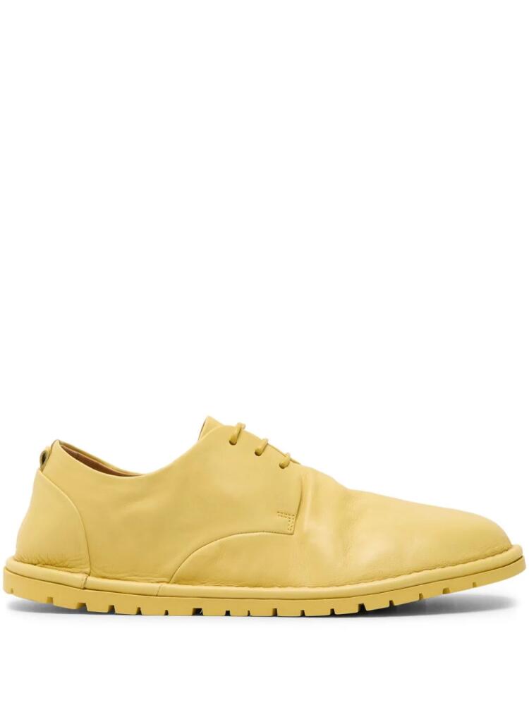 Marsèll Sancrispa leather derby shoes - Yellow Cover