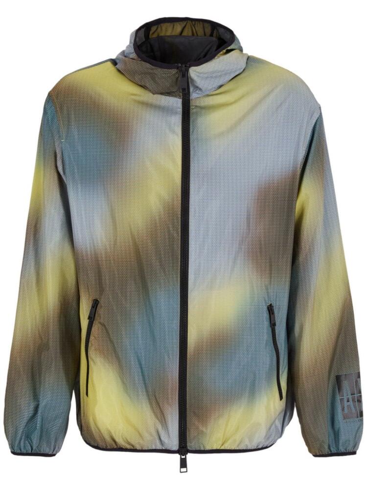 Armani Exchange gradient-effect windbreaker jacket - Multicolour Cover