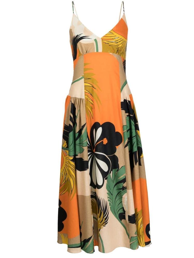 Bambah Amazonia mix-print sleeveless dress - Multicolour Cover