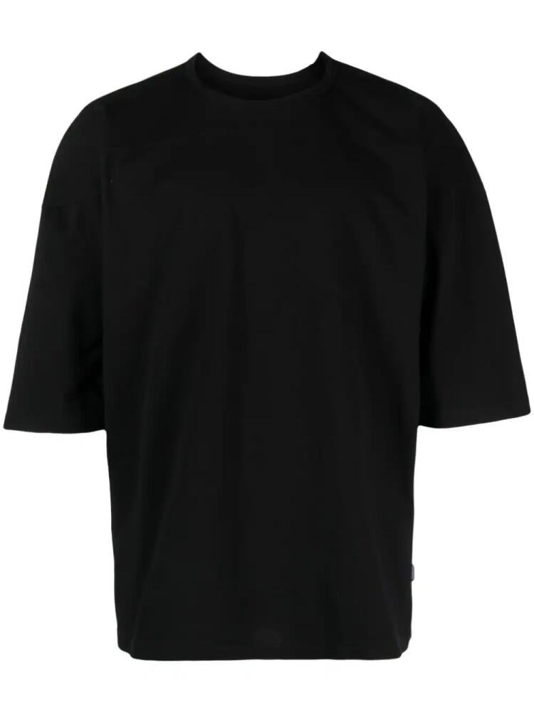 MM6 Maison Margiela single-stitch cotton T-shirt - Black Cover