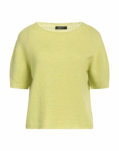 Aragona Woman Sweater Acid green Cashmere Cover