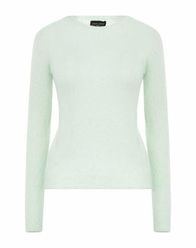 Roberto Collina Woman Sweater Light green Cashmere, Silk, Polyester Cover