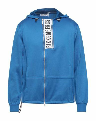 Bikkembergs Man Sweatshirt Bright blue Cotton, Polyamide Cover