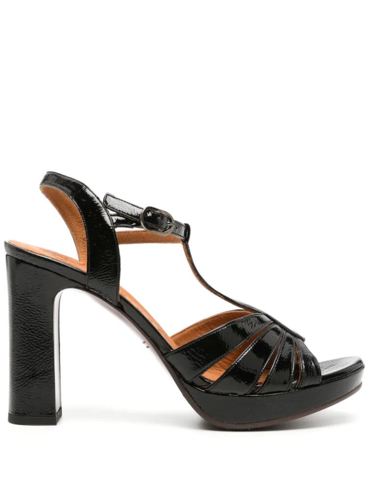 Chie Mihara 90mm Cafra leather sandals - Black Cover