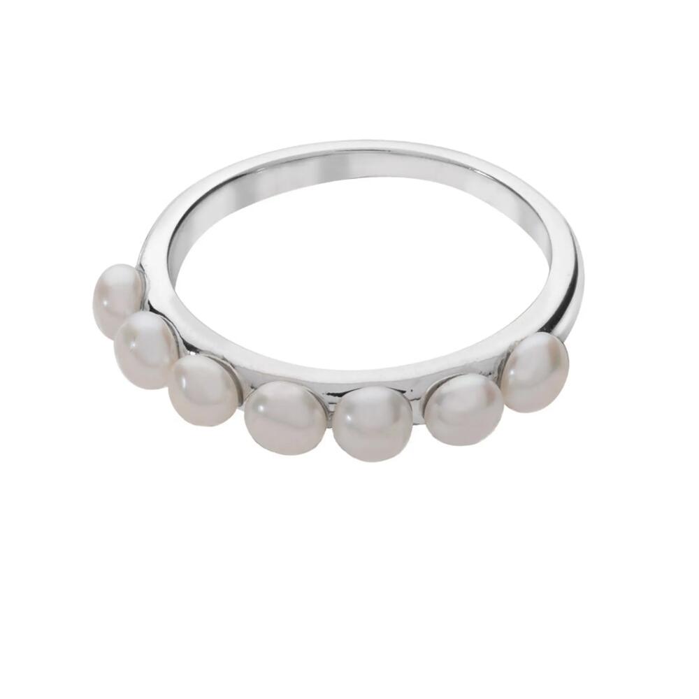 Lucy Quartermaine Royal Pearl Ring in Sterling Silver Cover