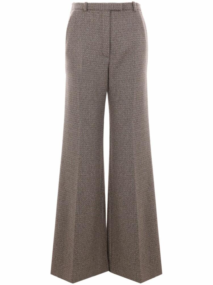 Loro Piana wide-leg virgin wool trousers - Brown Cover