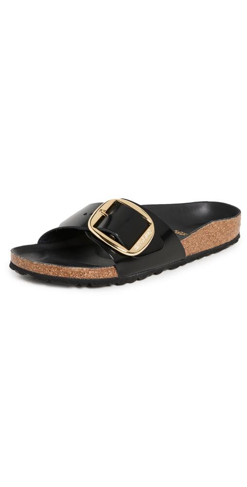 Birkenstock Madrid Big Buckle Sandals High Shine Black Cover