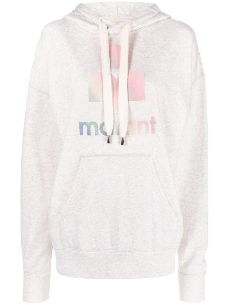 MARANT ÉTOILE Mansel logo-print hoodie - Neutrals Cover