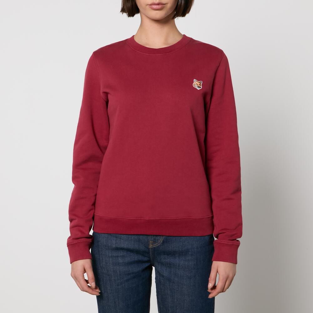 Maison Kitsuné Fox Head Patch Regular Cotton-Jersey Sweatshirt Cover