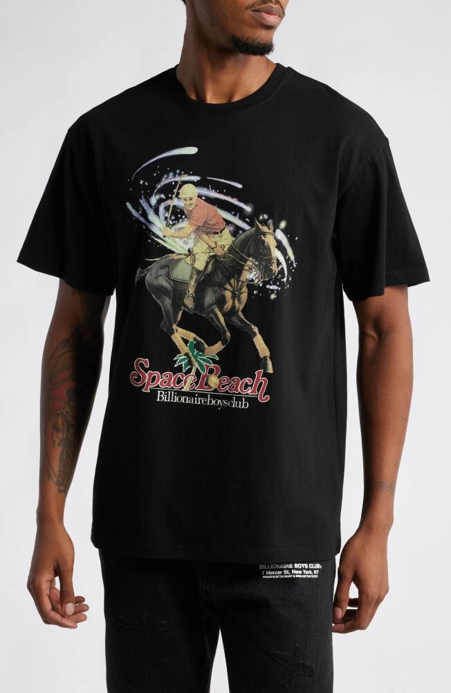 Billionaire Boys Club Space Polo Graphic T-Shirt in Black Cover