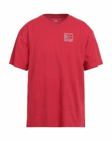 Rassvet Man T-shirt Red Cotton Cover