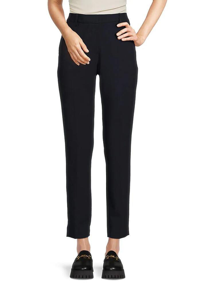 DKNY Women's Slim Fit Trousers - Classic Navy Cover