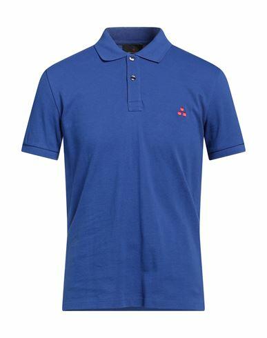 Peuterey Man Polo shirt Light blue Cotton Cover