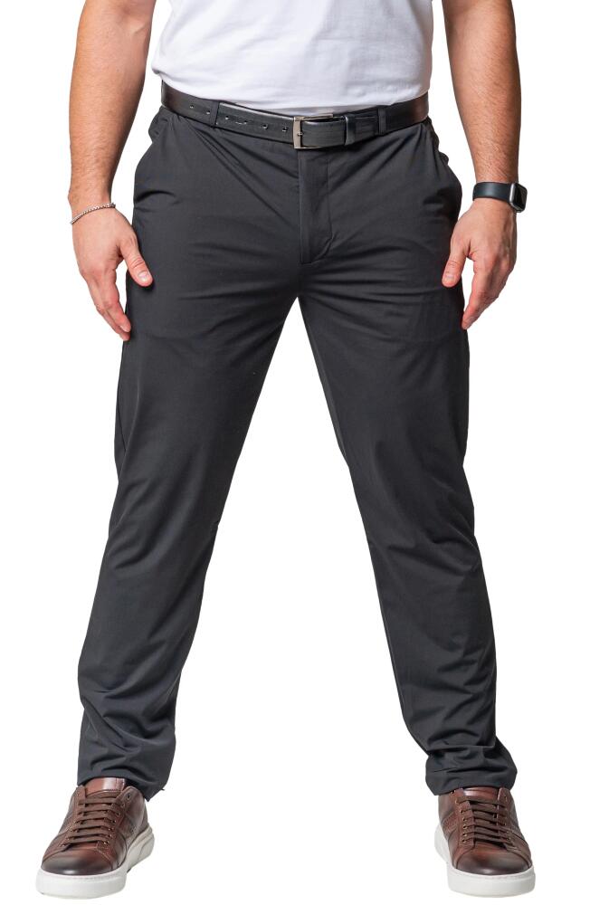 Maceoo Sun Black Slim Fit Pants Cover