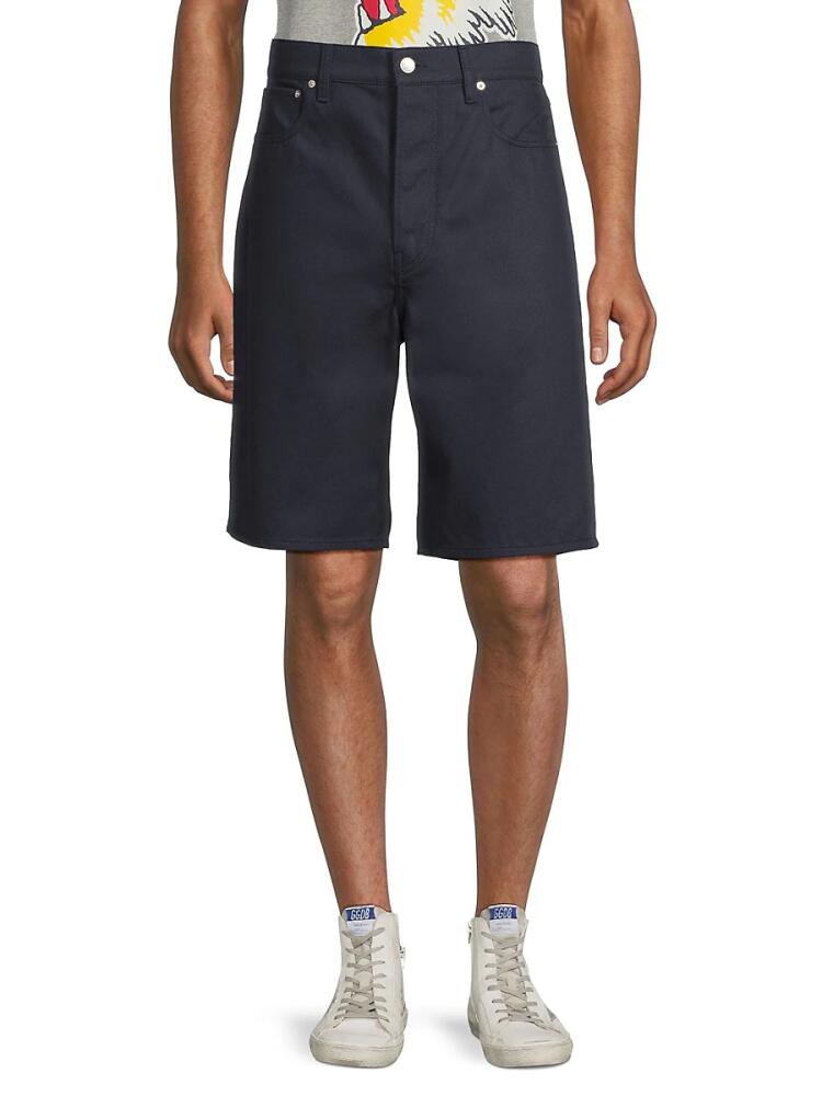 Kenzo Men's Logo Denim Shorts - Midnight Blue Cover