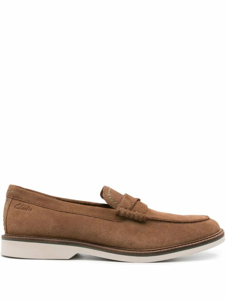 Clarks Atticus LTSlip suede loafers - Brown Cover