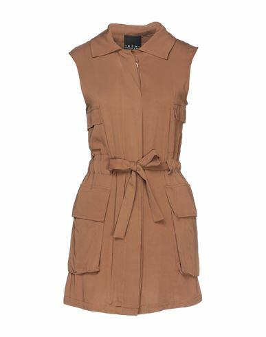 Mdm Mademoiselle Du Monde Woman Mini dress Camel Viscose Cover