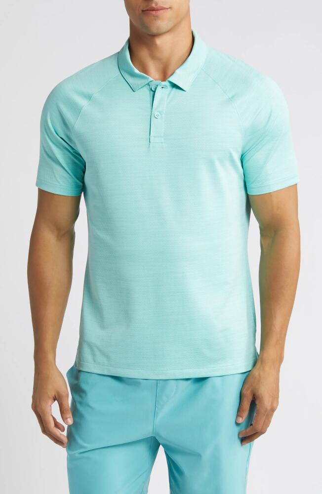 zella Chip Performance Golf Polo in Teal Meadow Cover