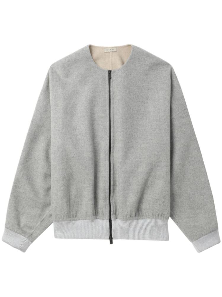 Fear Of God virgin wool-cashmere blend jacket - Grey Cover