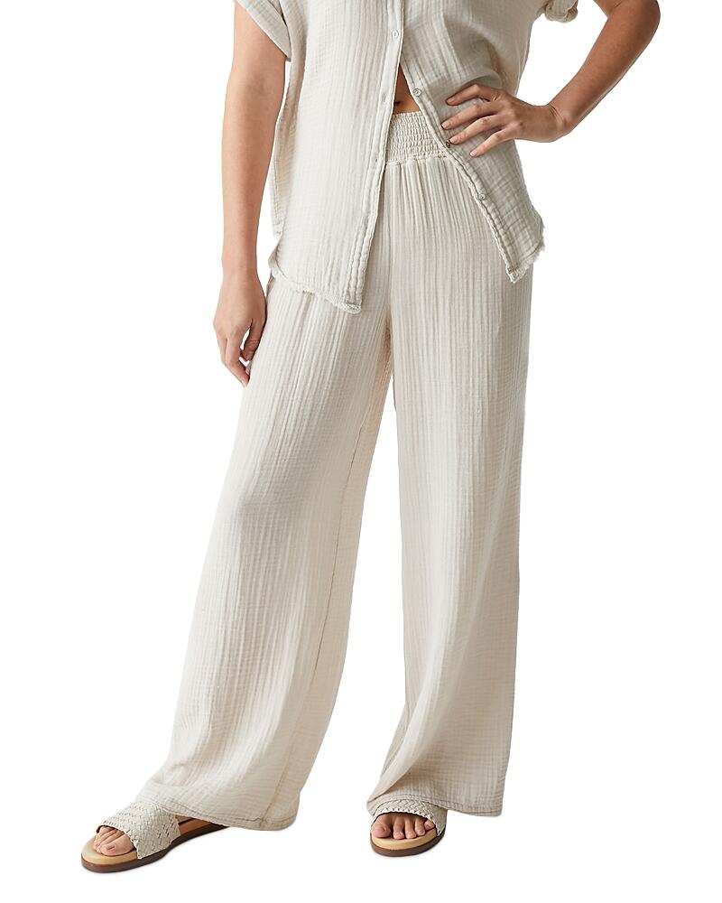 Michael Stars Smocked Wide-Leg Pants Cover