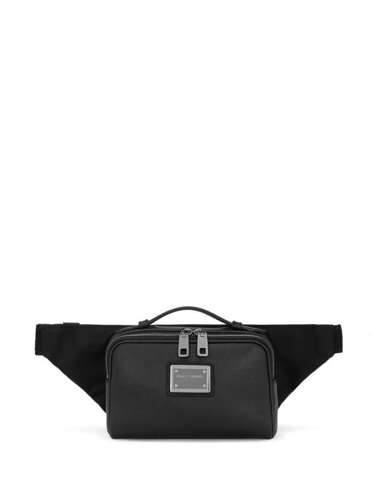 Dolce & Gabbana logo-tag belt bag - Black Cover