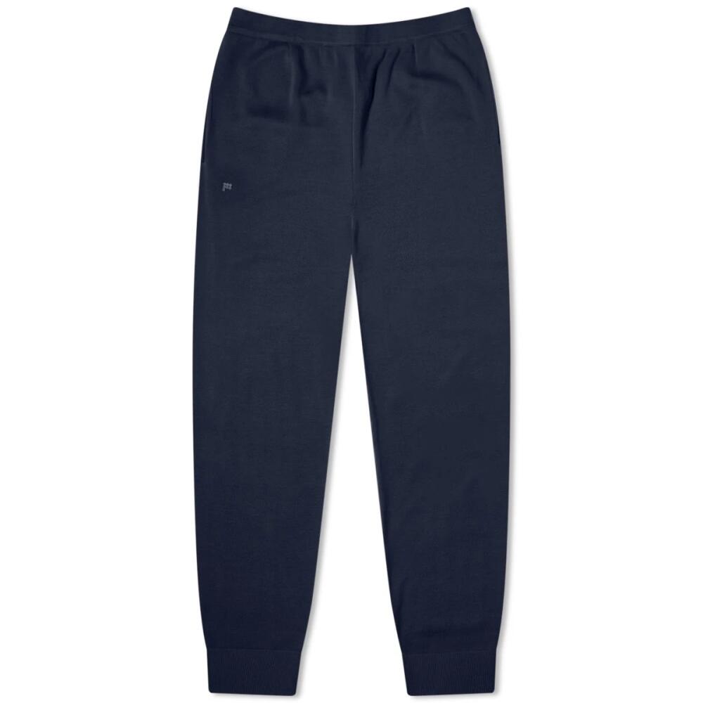 Pangaia Regenerative Merino Knit Slim Fit Pants in Navy Cover