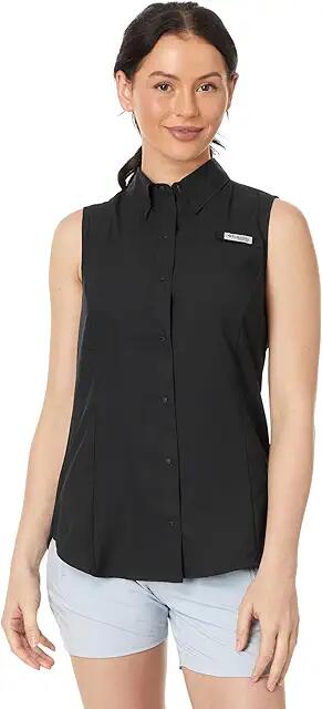 Columbia Tamiami Sleeveless Shirt (Black) Women's Sleeveless Cover