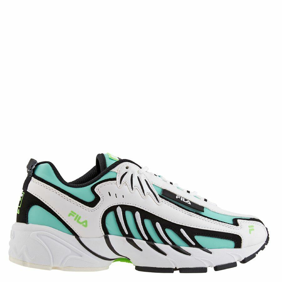 MSGM Mens X Fila Sneakers in Green Cover