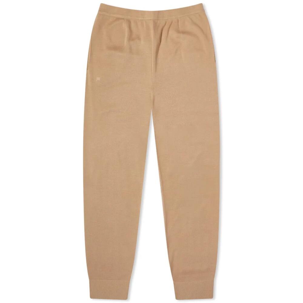 Pangaia Regenerative Merino Knit Slim Fit Pants in Camel Cover