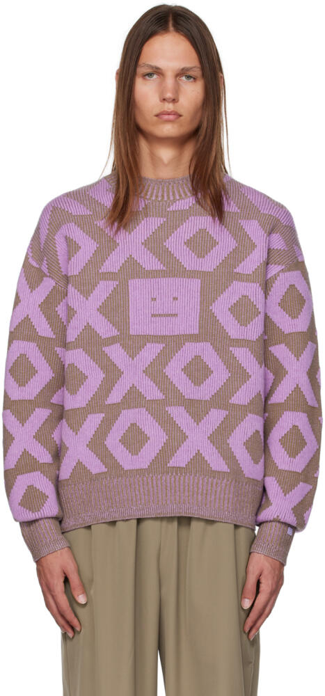 Acne Studios Purple Relaxed Sweater Cover