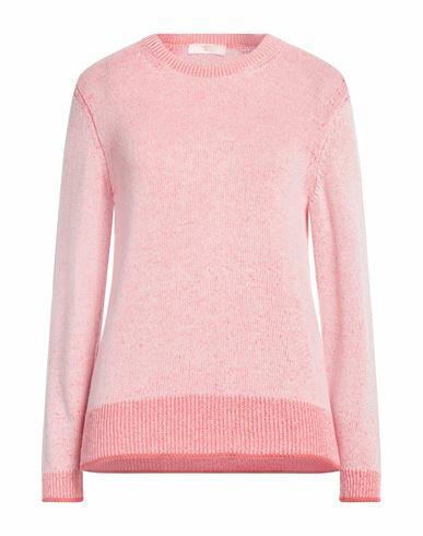 Fedeli Woman Sweater Salmon pink Cashmere, Elastane Cover