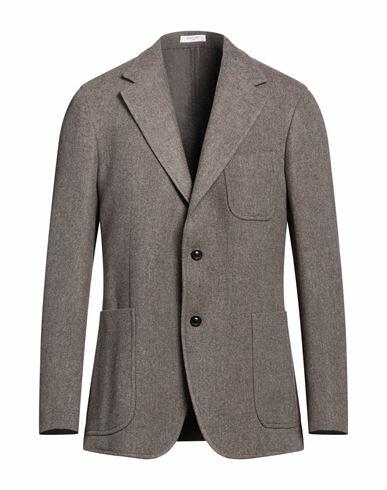 Boglioli Man Blazer Khaki Virgin Wool, Cashmere Cover