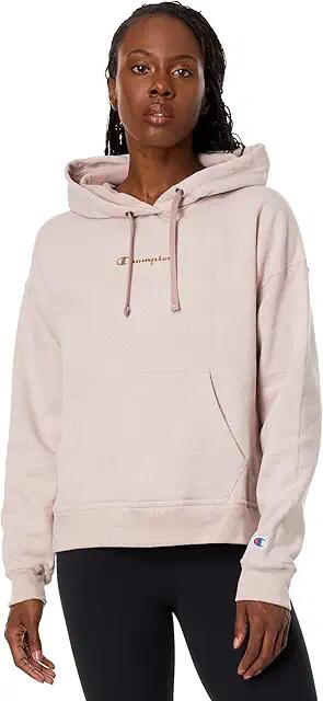 Champion Powerblend Hoodie (Evening Blush Pe Heather) Women's Clothing Cover