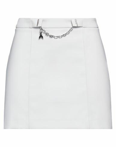 Patrizia Pepe Woman Mini skirt Light grey Polyester, Elastane Cover