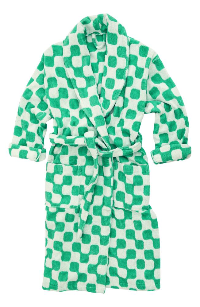 Dusen Dusen Net Checkerboard Cotton Terry Robe Cover